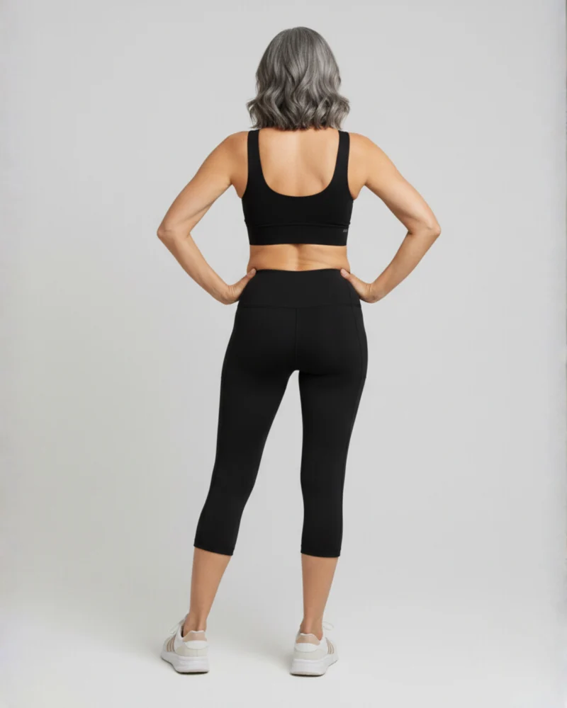 Calça NexOne Corsário com Bolso - Preto