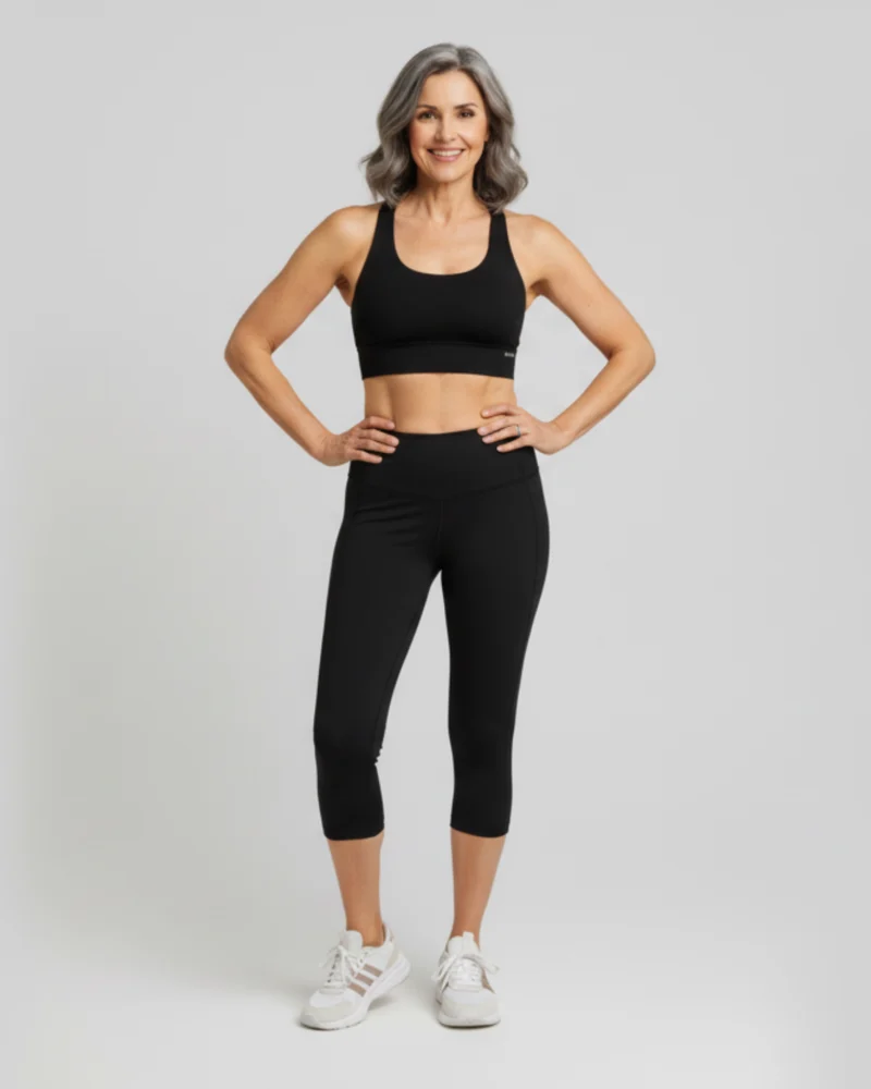 Calça NexOne Corsário com Bolso - Preto