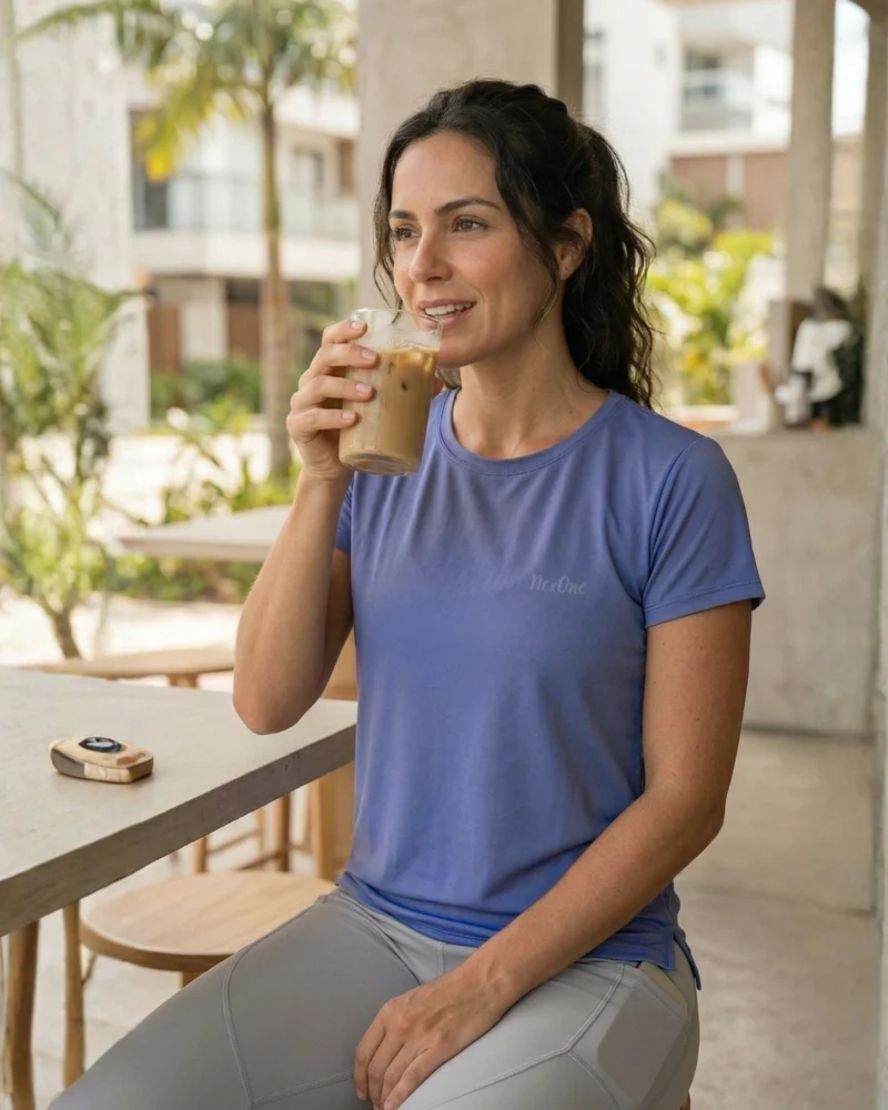 Blusa Alongada NexOne Azul